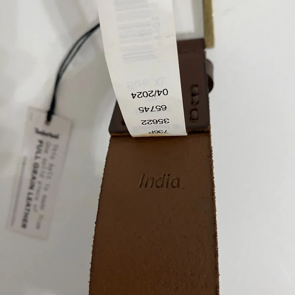 Timberland Brown Casual Genuine Leather Belt 42/44‎ XL Men's NWT